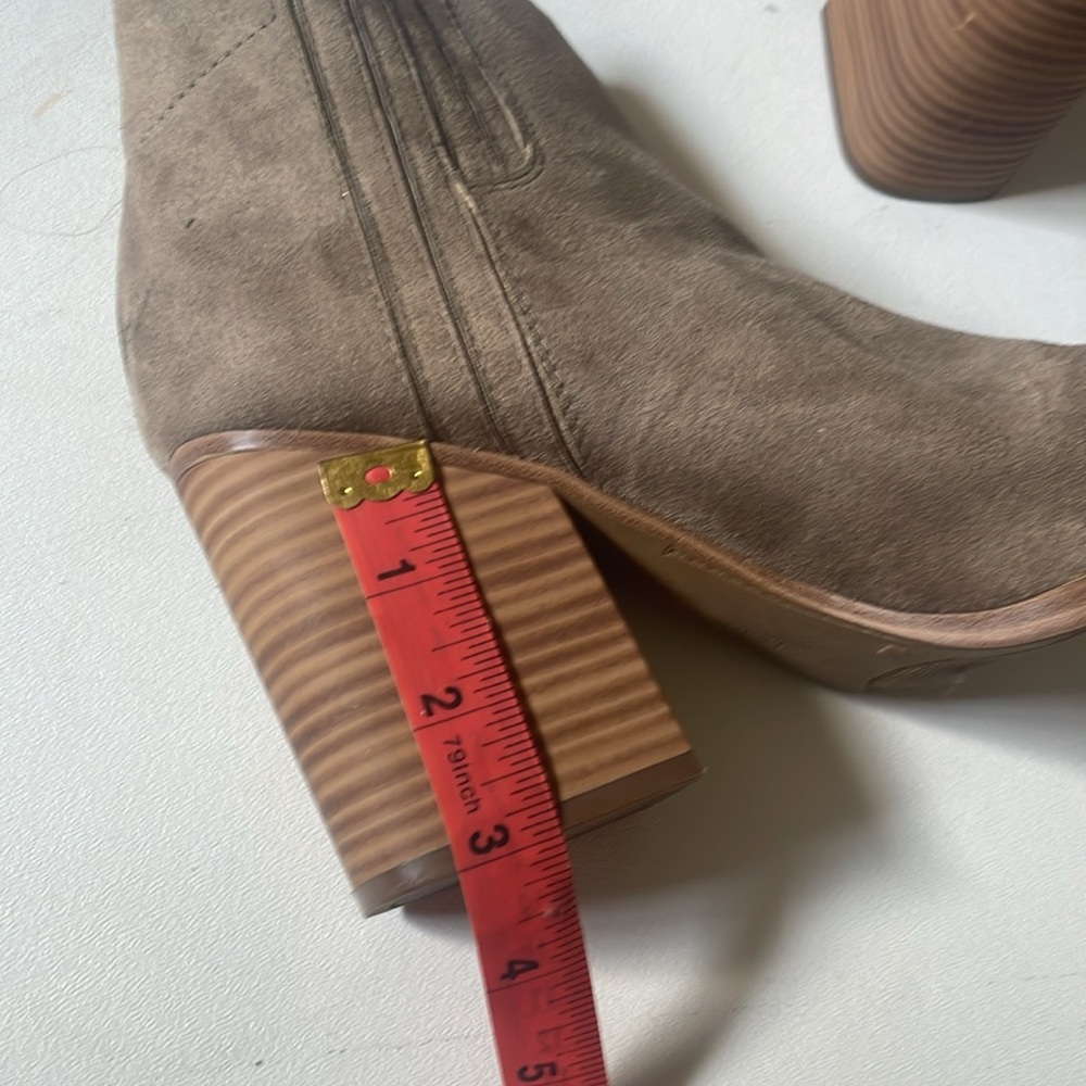 Nine wear Cowboy Ankle Boots Sz 10 tan Country Western Boho Concert NW… - Picture 6 of 14
